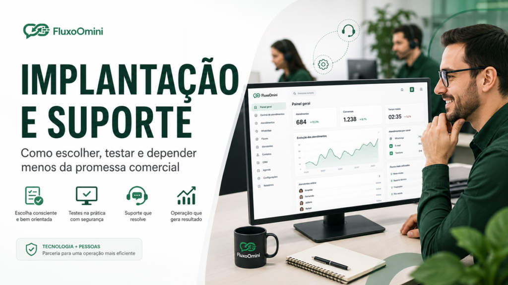Escolha, implantação e suporte de sistemas de atendimento